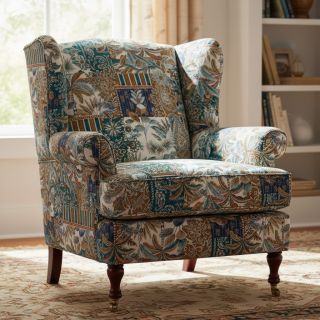 Țesătură decorativă jacquard Basmati allover bleu