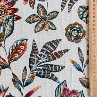 Țesătură decorativă jacquard Neroli allover blanc