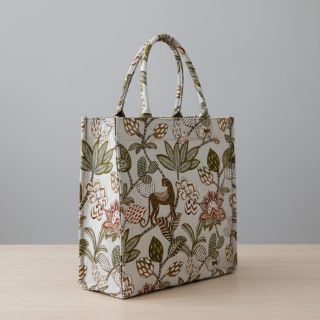 Țesătură decorativă jacquard Soliman allover blanc