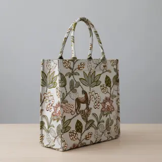 Țesătură decorativă jacquard Soliman allover blanc