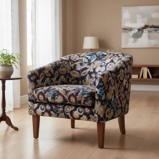 Țesătură decorativă jacquard Neroli allover nuit