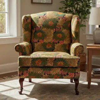 Țesătură decorativă jacquard Matcha allover kaki