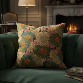 Țesătură decorativă jacquard Matcha allover kaki