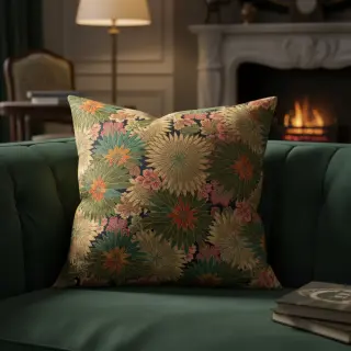 Țesătură decorativă jacquard Matcha allover kaki