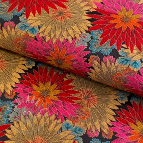 Țesătură decorativă jacquard Matcha allover rouge