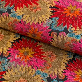 Țesătură decorativă jacquard Matcha allover rouge