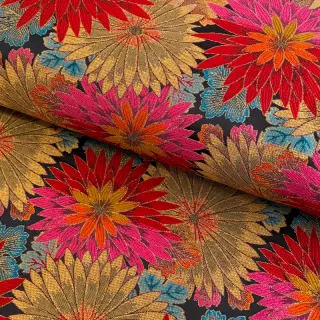 Țesătură decorativă jacquard Matcha allover rouge