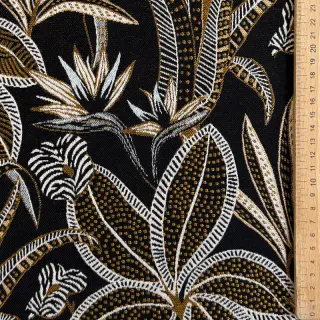 Țesătură decorativă jacquard Moranto allover noir