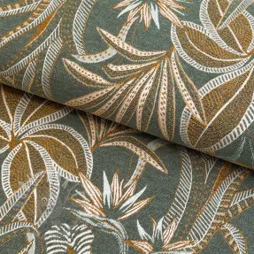 Țesătură decorativă jacquard Moranto allover kaki