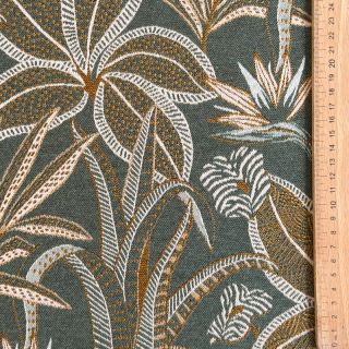 Țesătură decorativă jacquard Moranto allover kaki