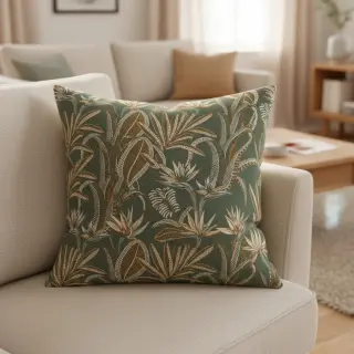 Țesătură decorativă jacquard Moranto allover kaki