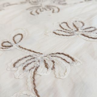 Țesătură din bumbac EMBROIDERY Loom En Light off white