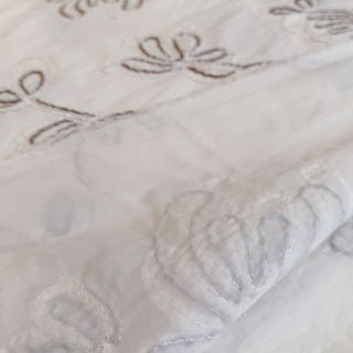 Țesătură din bumbac EMBROIDERY Loom En Light off white