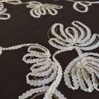 Țesătură din bumbac EMBROIDERY Loom En Light brown