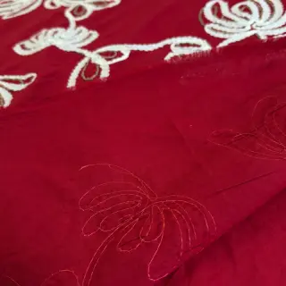 Țesătură din bumbac EMBROIDERY Loom En Light red