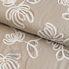 Țesătură din bumbac EMBROIDERY Loom En Light natural