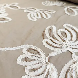 Țesătură din bumbac EMBROIDERY Loom En Light natural