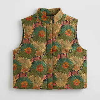 Țesătură decorativă jacquard Matcha allover kaki