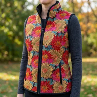 Țesătură decorativă jacquard Matcha allover rouge