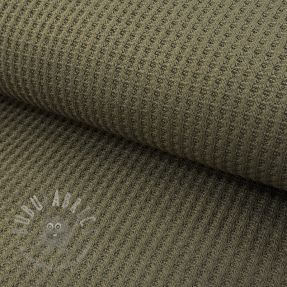 Țesătura tricotata WAFFLE BIG KNIT khaki