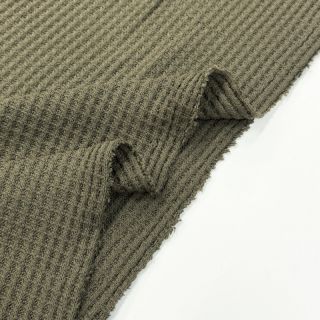 Țesătura tricotata WAFFLE BIG KNIT khaki