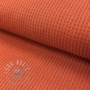 Țesătura tricotata WAFFLE BIG KNIT rust