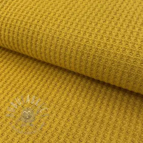 Țesătura tricotata WAFFLE BIG KNIT ochre