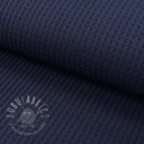 Țesătura tricotata WAFFLE BIG KNIT navy