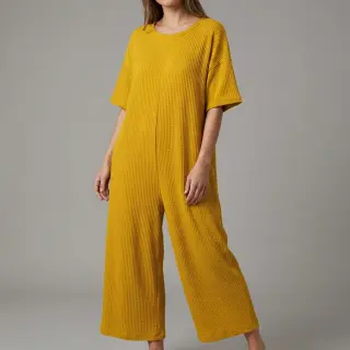 Țesătura tricotata WAFFLE BIG KNIT ochre