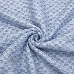 Tricot Knitted Angora honey blue