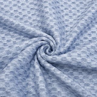 Tricot Knitted Angora honey blue