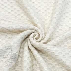 Tricot Knitted Angora honey off white
