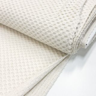 Tricot Knitted Angora honey off white