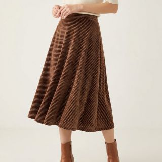 Tesătură elastică din catifea VELVET LUREX Stripe dark brown