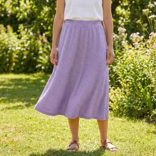 Tricot Knitted Angora honey lilac
