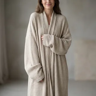 Tricot Knitted Angora honey natural