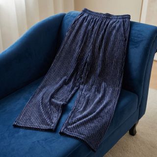Tesătură elastică din catifea VELVET LUREX Stripe marine