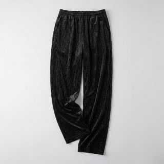 Tesătură elastică din catifea VELVET LUREX Stripe black