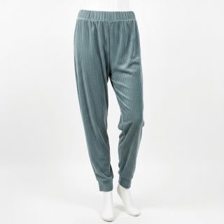 Tesătură elastică din catifea VELVET LUREX Stripe ocean green