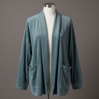 Tesătură elastică din catifea VELVET LUREX Stripe ocean green