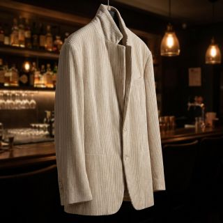 Tesătură elastică din catifea VELVET LUREX Stripe off white