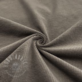 Catifea raiată 6W WASHED STRETCH stone