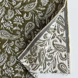 Țesătură decorativă jacquard Mumbai allover kaki