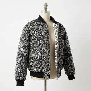 Țesătură decorativă jacquard Mumbai allover noir