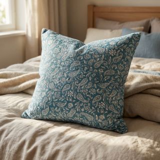 Țesătură decorativă jacquard Mumbai allover jade