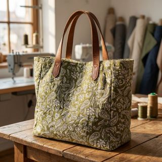 Țesătură decorativă jacquard Mumbai allover kaki