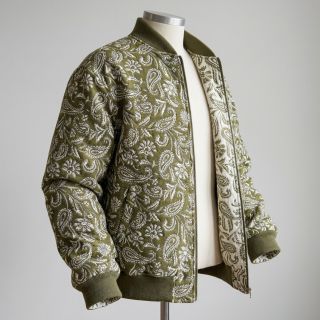 Țesătură decorativă jacquard Mumbai allover kaki