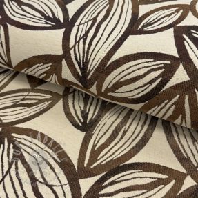 Țesătură decorativă jacquard Folia chocolat