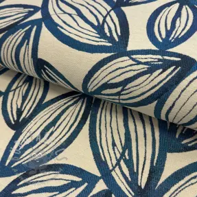 Țesătură decorativă jacquard Folia bleu