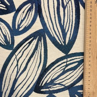 Țesătură decorativă jacquard Folia bleu